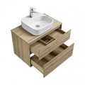 Тумба ЛИБЕРТИ 75, 2 ящ., подвесная, дуб эльвезия (под раковину ЭЛИНА 75, MILA 35, MILA 40, ОДРИ 42) 1A279501LYC70