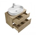 Тумба ЛИБЕРТИ 75, 2 ящ., подвесная, дуб эльвезия (под раковину ЭЛИНА 75, MILA 35, MILA 40, ОДРИ 42) 1A279501LYC70