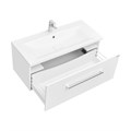 Тумба МАДРИД 100 М, белая (под раковину АЙРИС 100, АЙРИС М 100,,ПРЕМЬЕР М 100) 1A126901MA010