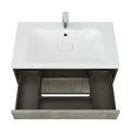 Тумба УЭЛЬС 80, графит (под раковину БРУК 80) 1A267901WA6A0