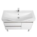 Тумба НОРТОН 100, белая (под раковину БЕВЕРЛИ 100) 1A249001NT010