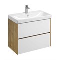 Тумба под раковину AQUATON Сканди 80 белый 1A283001SDZ90 - фото 141474