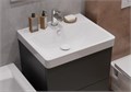 Тумба Юнит 55 антрацит, Раковина Адриана 55 1A288201UN820