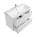 Комплект: Тумба с раковиной Сканди 90 Белый, Раковина Адриана 90 1A2519K0SD010