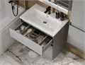 Комплект Aquaton Форест 75 туманный серый (тумба+ раковина Элина ) 1A2783K0FR4D0