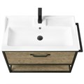 Тумба с раковиной AQUATON Лофт Фабрик 80 + Victoria-N 80 1A2424K7LTDU0