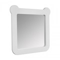 Каспер зеркало квадратное Мишка бел мат 1A283402CRE20