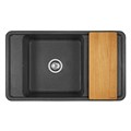 Мойка для кухни Беллис 87 870x510x250 мм, прямоуг., графит 1A724832BS210