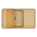 Мойка для кухни Беллис 87 870x510x250 мм, прямоуг., латте 1A724832BS260