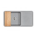 Мойка для кухни Беллис 97 970x510x250 мм, прямоуг., серый 1A725132BS230