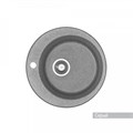 Кухонная мойка AQUATON Иверия 48 Серый 1A711032IV230 - фото 145887