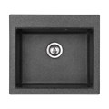 Кухонная мойка AQUATON Линеа 58 Графит 1A733032LW210 - фото 145928