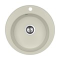 Мойка кухонная ШЕЛЛИ 50, круглая, жемчуг 1A734732SS240 - фото 146052