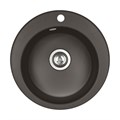 Мойка кухонная ШЕЛЛИ 50, круглая, кофе 1A734732SS280 - фото 146057