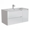 Тумба с раковиной IDDIS Edifice 100 подвесная белая (EDI10W1i95K) EDI10W1i95K