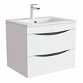 Тумба с раковиной IDDIS Cloud 60 подвесная белая (CLO60W0i95K) CLO60W0i95K - фото 146474