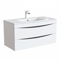 Тумба с раковиной IDDIS Cloud 100 подвесная белая (CLO10W1i95K) CLO10W1i95K - фото 146476