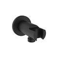 Выход для шланга IDDIS с держателем для лейки, черный (003BL01i62) 003BL01i62 - фото 146627