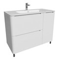 Тумба с раковиной Iddis  Edifice белая,  100 см (EDI10WFi95K) EDI10WFi95K - фото 146697