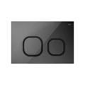 Клавиша смыва IDDIS чёрная Uniglass 001 (UNG01GBi77) UNG01GBi77 - фото 146773