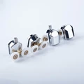 Ролики IDDIS 2 верхних, 2 нижних двойные, D=23 мм хром, стекло 5-6 мм (966D23C6DZ) 966D23C6DZ