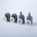 Ролики IDDIS 2 верхних, 2 нижних одинарные, D=23 мм серый, стекло 4 мм (966S23GR4DZ) 966S23GR4DZ