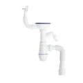 Сифон IDDIS для мойки с выпуском 3 1/2 с переливом и и отводом Kitchen Line (S11UPS0i84) S11UPS0i84