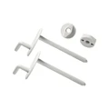 Комплект крепления сиденья IDDIS Optima Home 2 крючка смещенные пластик (937EC201SK) 937EC201SK