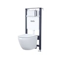 Комплект 3в1: подвесной унитаз, инсталляция и клавиша смыва IDDIS Basic (BASB010i73) BASB010i73 - фото 147236
