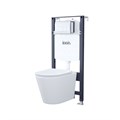 Комплект 3в1: подвесной унитаз, инсталляция и клавиша смыва IDDIS Basic (BASC010i73) BASC010i73 - фото 147238