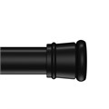 Карниз для ванной комнаты IDDIS Elegante 110-200 см, черный матовый (SRB0120i14) SRB0120i14 - фото 147375