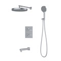 Душевая система IDDIS Duna с тропическим, ручным душем и изливом, термостат, глянцевый хром (DUNSBSTi68) DUNSBSTi68