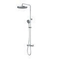 Душевая система IDDIS Duna с тропическим душем,  изливом и термостатом, глянцевый хром (DUNSBSTi06) DUNSBSTi06