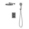Душевая система IDDIS Duna с тропическим и ручным душем, с термостатом, графит матовый (DUNGM0Ti67) DUNGM0Ti67