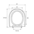 Сиденье для унитаза Milardo PP Seat Cover полипропилен (020PP00M31) 020PP00M31