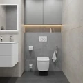 Клавиша смыва Iddis Unifix, белая (UNI03WCi77) UNI03WCi77