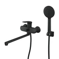 Смеситель для ванны с длинным поворотным изливом RUSH Nevis (NE1735-51Black) NE1735-51Black