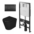 Комплект DK DS1022502 унитаз DT1026025, инсталляция DI8055119, клавиша смыва DB1519025 DS1022502 - фото 148140