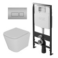 Комплект D&K DS1431603 унитаз DT1436016, инсталляция DI8055119, клавиша смыва DB1439002 DS1431603 - фото 148149
