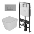 Комплект DK DS1431606 унитаз DT1436016, инсталляция DI8055119, клавиша смыва DB1519001 DS1431606 - фото 148152