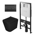 Комплект D&K DS1432501 унитаз DT1436025, инсталляция DI8055119, клавиша смыва DB1439025 DS1432501 - фото 148153