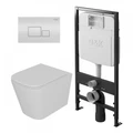 Комплект DK DS1511602 унитаз DT1516016, инсталляция DI8055119, клавиша смыва DB1519016 DS1511602