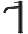 Смеситель для умывальника RUSH Melos высокий черный (SUS1101-12Black) SUS1101-12Black - фото 148288