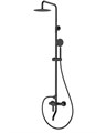 Душевая система с изливом RUSH Santiago (SUS1116-40Black) SUS1116-40Black - фото 148301