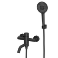 Смеситель для ванны с коротким изливом RUSH Melos (SUS1101-44Black) SUS1101-44Black