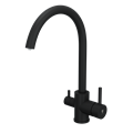 Смеситель для кухонной мойки с фильтром RUSH (SUS9035-37Black) SUS9035-37Black - фото 148335