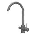 Смеситель для кухонной мойки с фильтром RUSH графит (SUS9035-37Grey) SUS9035-37Grey