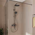 Душевая система с изливом RUSH Melos графит (SUS1101-40Grey) SUS1101-40Grey