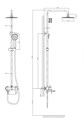 Душевая система RUSH Tenerife (TE2835-40) TE2835-40