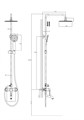 Душевая система RUSH Denis (DN0335-40) DN0335-40